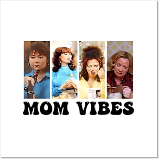 Vintage 90’s Mom Vibes Funny Mom Life Mother's Day Posters and Art